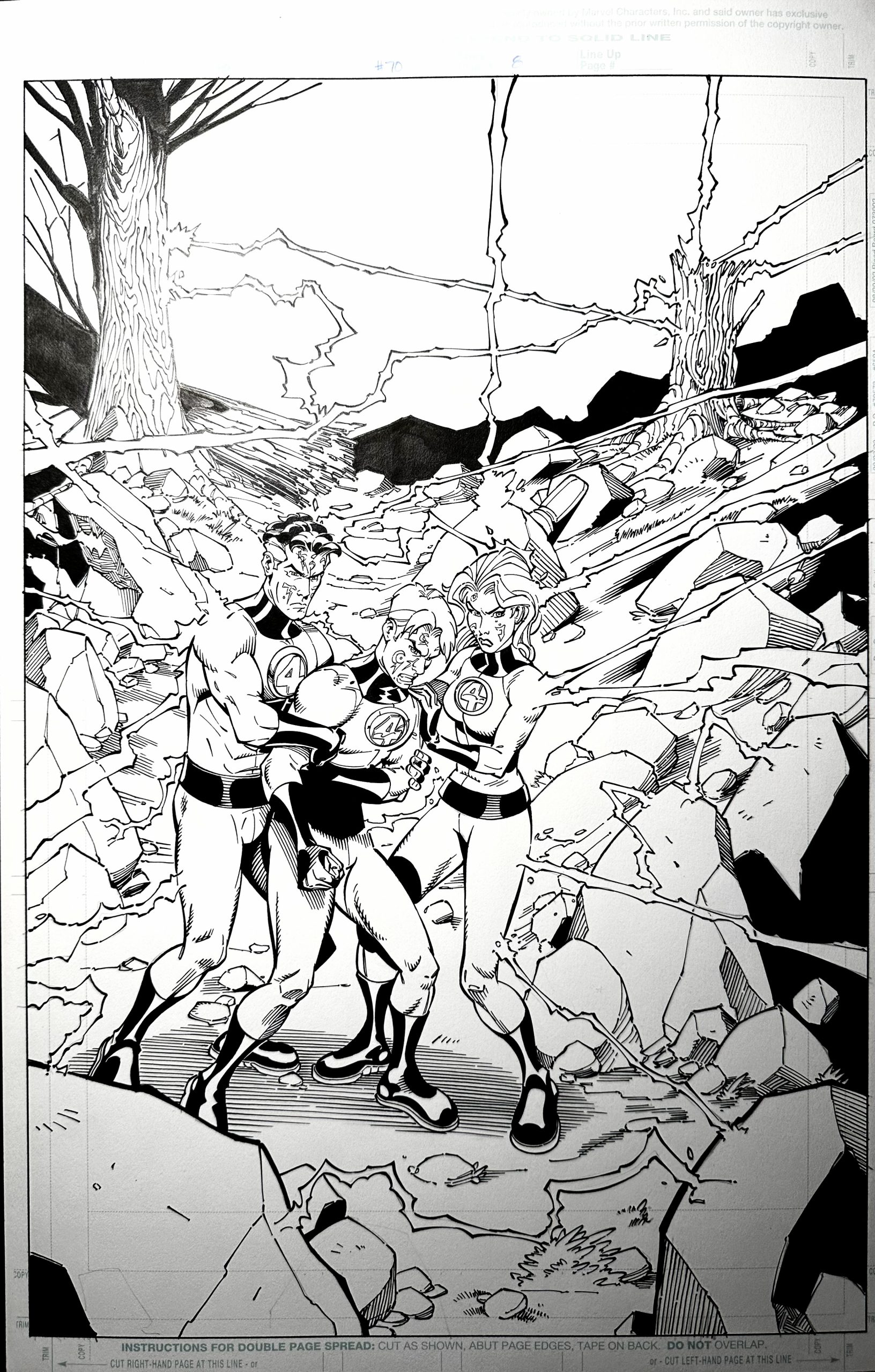 Original Comic Art Fantastic Four #70 page 8