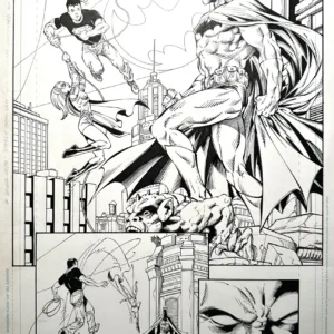 Original Artwork for Teen Titans #13 page 15 by Tom Grummet & Lary Stucker